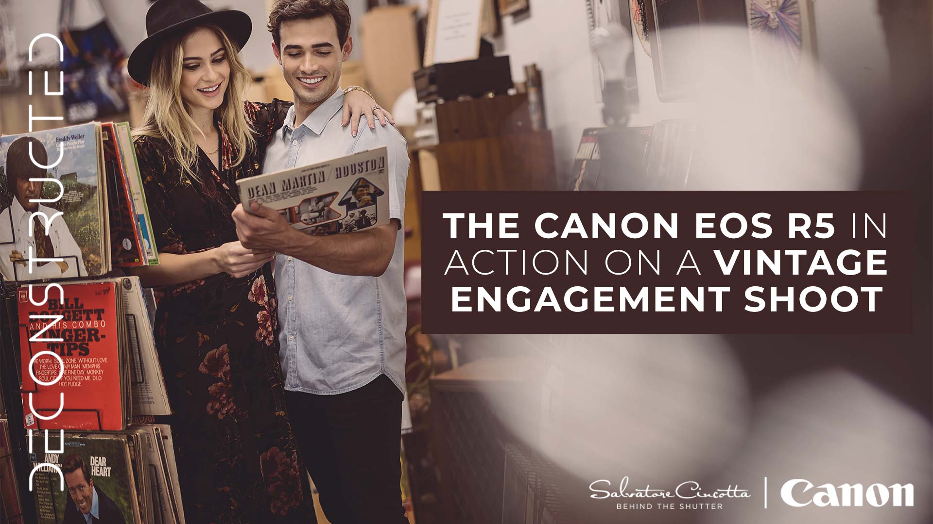 Read more about the article The Canon EOS R5 in action on a vintage engagement shoot