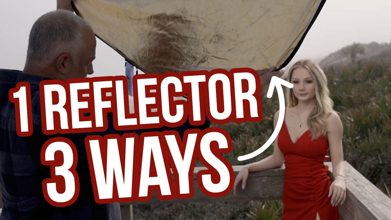how to use a 6-in-1 reflector for natural light photography