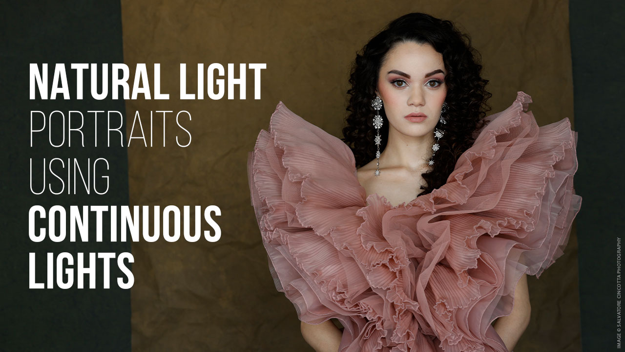 natural light portraits using continous lights