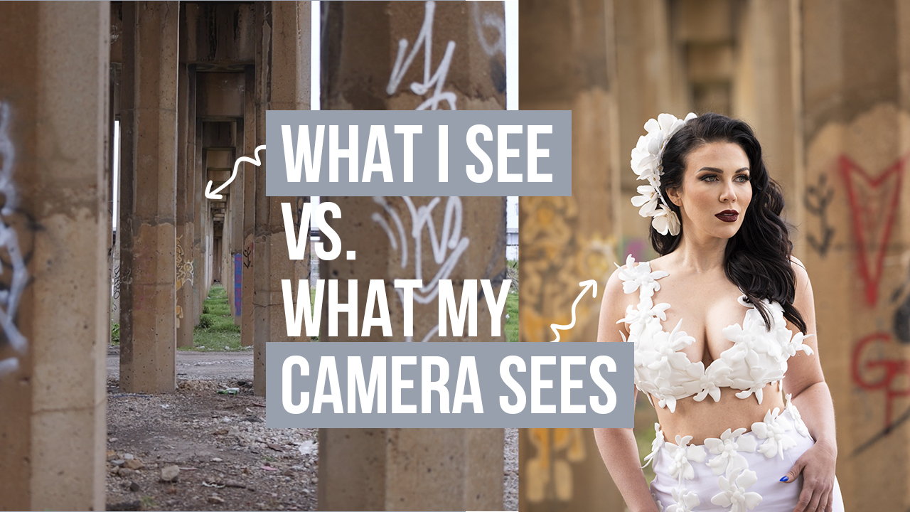 yt thumbnail what i see vs what my camera sees