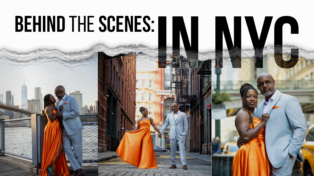 behind the scenes destination photoshoot